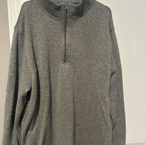 Old Navy Men's Charcoal Zip-Up Sweater